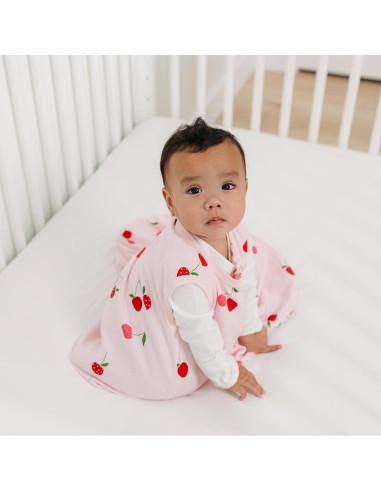 Saco de dormir Ecolino 100% Algodón Orgánico 0-6 meses Cereza