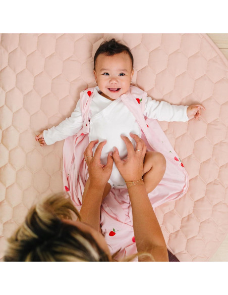 Saco de dormir Ecolino 100% Algodón Orgánico 0-6 meses Cereza