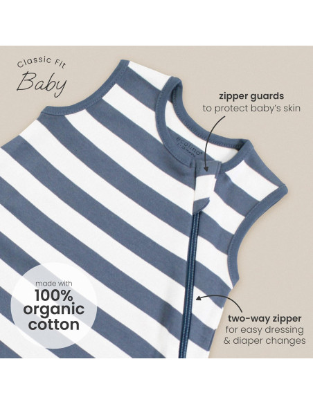 Saco de dormir Ecolino 100% Algodón Orgánico 0-6 meses Cereza
