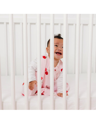 Saco de dormir Ecolino 100% Algodón Orgánico 0-6 meses Cereza