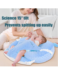 Almohada de Lactancia ZIXNEXKOO Grande Gato Azul 1.27 kg 2