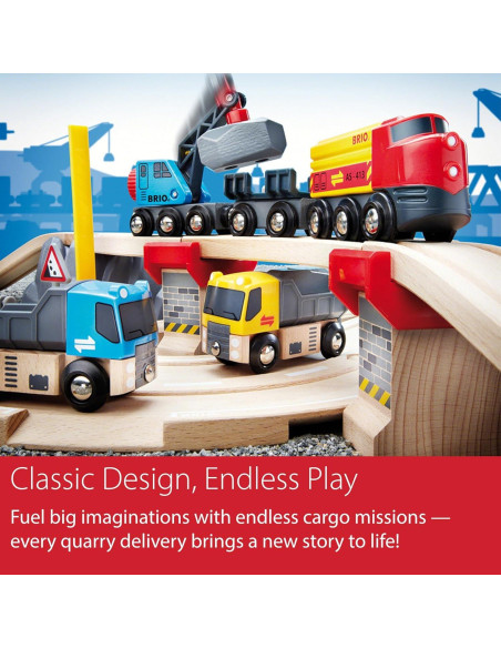 Conjunto de Carga BRIO World 32 Piezas Madera FSC 1.45 kg