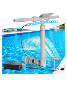 Fuente solar para piscina Genérico WPF-402S con luces RGB