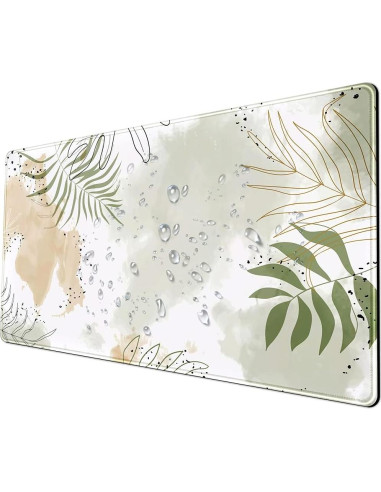 Alfombrilla de Teclado Grande YKJWW Verde Matcha 80x40cm