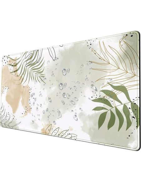 Alfombrilla de Teclado Grande YKJWW Verde Matcha 80x40cm