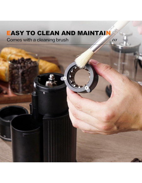 Molinillo de Café Eléctrico EIGHTLAUREL Q4 BK 25g Negro