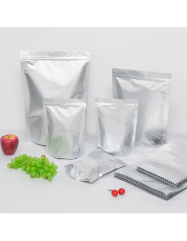 Bolsas Mylar 1 Galón 100PCS Cloudslucky 35.6x25.9cm Reutilizables