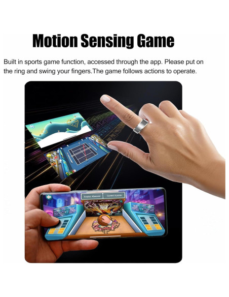 Anillo Inteligente Qjijolz R5 para Fitness y Salud - IP68