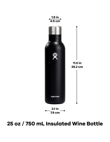 Botella de Vino Cerámica Hydro Flask 750 ml Abeto