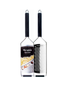 Rallador de Cocina Grueso Microplane Savor Negro 30.48cm 2