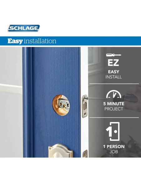 Cerradura de Entrada Schlage FB50N Georgian Bronce Envejecido