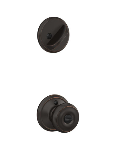 Cerradura de Entrada Schlage FB50N Georgian Bronce Envejecido