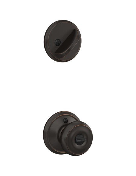 Cerradura de Entrada Schlage FB50N Georgian Bronce Envejecido