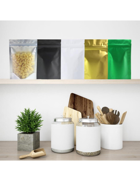 Bolsas Mylar Reutilizables 4CP 8.4x13cm A Prueba de Olores