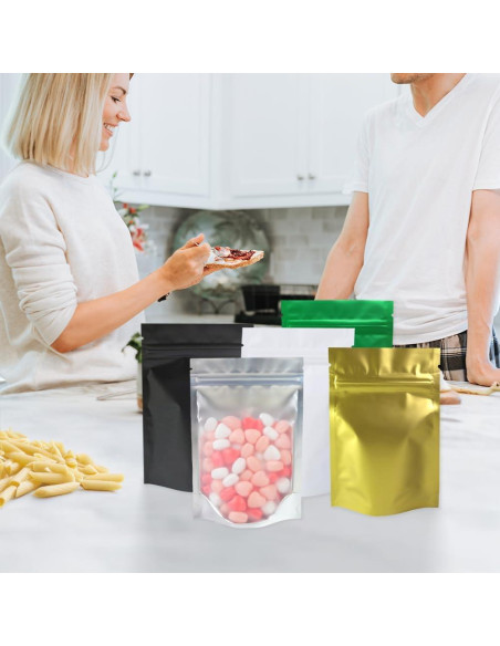 Bolsas Mylar Reutilizables 4CP 8.4x13cm A Prueba de Olores