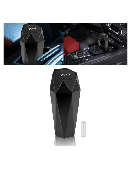 Basurero de Auto x xotic tech Mini a Prueba de Fugas Negro