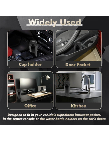 Basurero de Auto x xotic tech Mini a Prueba de Fugas Negro