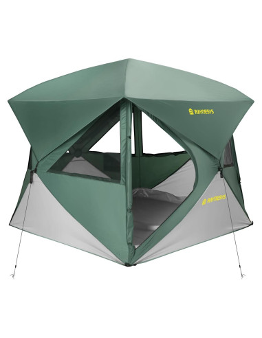 Tienda de Camping Raynesys para 4 Personas, Montaje Rápido 60s