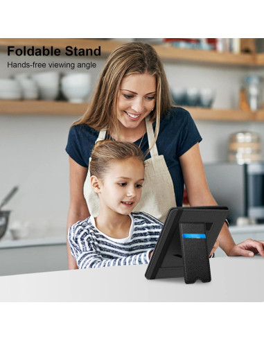 Funda Universal Fintie para Tabletas eReader 6-7" Cuero PU Negro