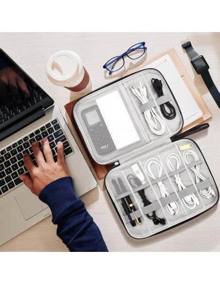 Organizador de Cables Electrónicos YOUBDM Compacto Impermeable