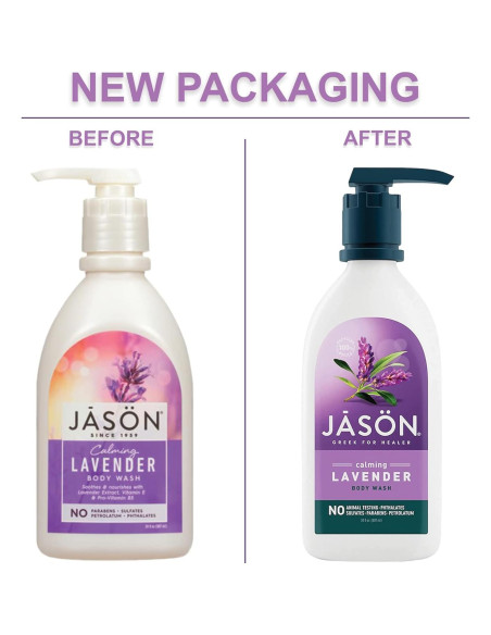 Gel de Ducha Calmante de Lavanda JASON 887 ml Sin Parabenos