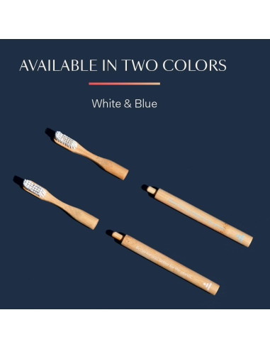 Cepillo de Dientes de Bambú Mejor y Mejor | Cerdas Suaves | Ecológico