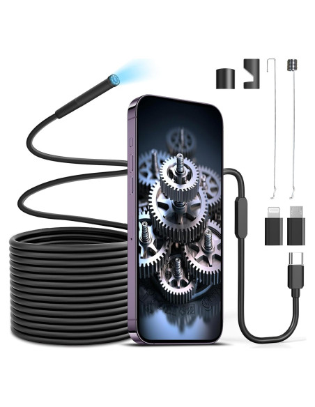 Cámara Endoscópica Moman EOM1 HD 3m IP67 con 8 LEDs