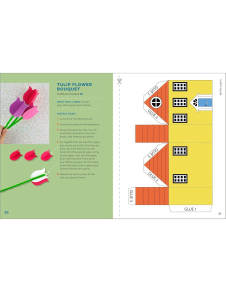 Paper Crafts for Kids: 25 Cut-Out Activities for Kids Ages 4-8