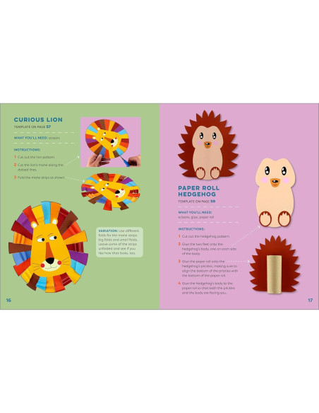 Paper Crafts for Kids: 25 Cut-Out Activities for Kids Ages 4-8