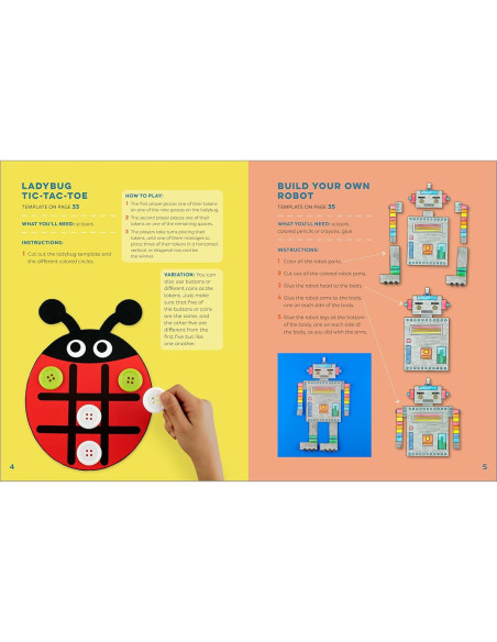 Paper Crafts for Kids: 25 Cut-Out Activities for Kids Ages 4-8