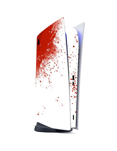 Calcomanías Vinilo PlayVital para PS5 Edición Digital - Sangre Salpicada
