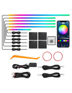 Iluminación LED de Tira Interior MAODANER Dreamcolor 6 en 1 RGB