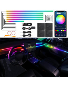 Iluminación LED de Tira Interior MAODANER Dreamcolor 6 en 1 RGB 2