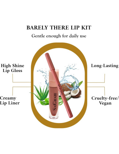 Kit de Labios SaGrah Beauty - Pintalabios y Lápiz Labial