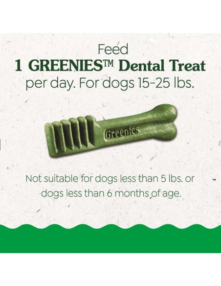 Golosinas Dentales Greenies Puppy 170 g para Cachorros