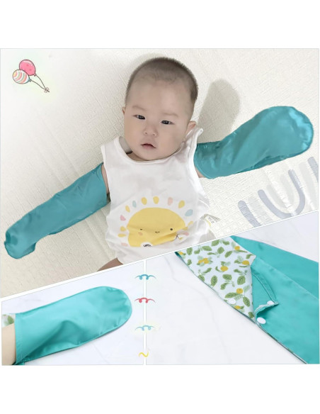 Mangas Antirascado para Bebés 6-12 meses - Eccema y Piel Sensible