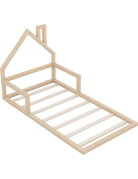 Marco de Cama Twin P PURLOVE con Cabecera en Forma de Casa