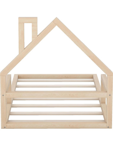 Marco de Cama Twin P PURLOVE con Cabecera en Forma de Casa