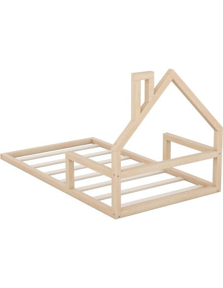 Marco de Cama Twin P PURLOVE con Cabecera en Forma de Casa