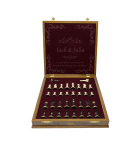 Set de Ajedrez Grande Antochia Crafts - Madera 42x42cm 2