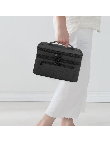 Bolsa de Extractor de Leche BAFASO Negra con Almohadilla Impermeable