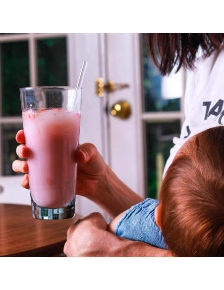 Mezcla Vegana para Lactancia Mother Sprout 12 Sobres Sabor Berries & Cream Latte