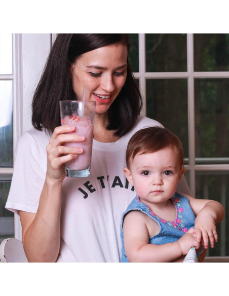 Mezcla Vegana para Lactancia Mother Sprout 12 Sobres Sabor Berries & Cream Latte