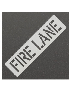 Esténcil de Carril de Fuego Marketing Holders 4" (10.16 cm) Reutilizable