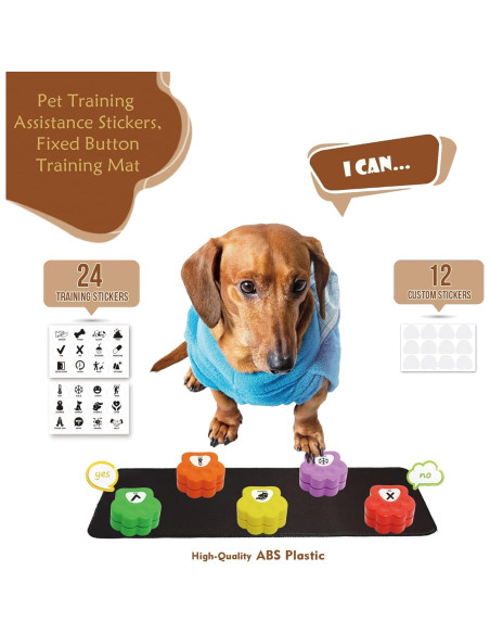 Botones de Comunicación para Perros JOY-U con 36 Stickers