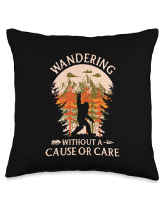 Cojín Cuadrado Bigfoot Sasquatch 40x40 cm 100% Poliester