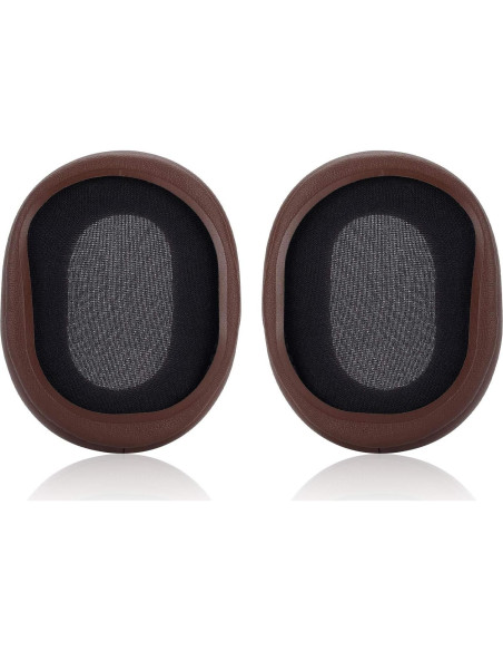 Almohadillas de Repuesto JARMOR para Auriculares Audio-Technica ATH-MSR7 - Cuero de Proteína y Espuma de Memoria