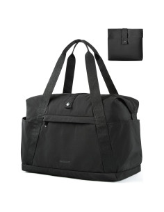 Bolsa de Gimnasio Plegable BAGSMART 23L Negra para Viajes