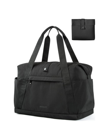 Bolsa de Gimnasio Plegable BAGSMART 23L Negra para Viajes