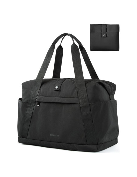 Bolsa de Gimnasio Plegable BAGSMART 23L Negra para Viajes
